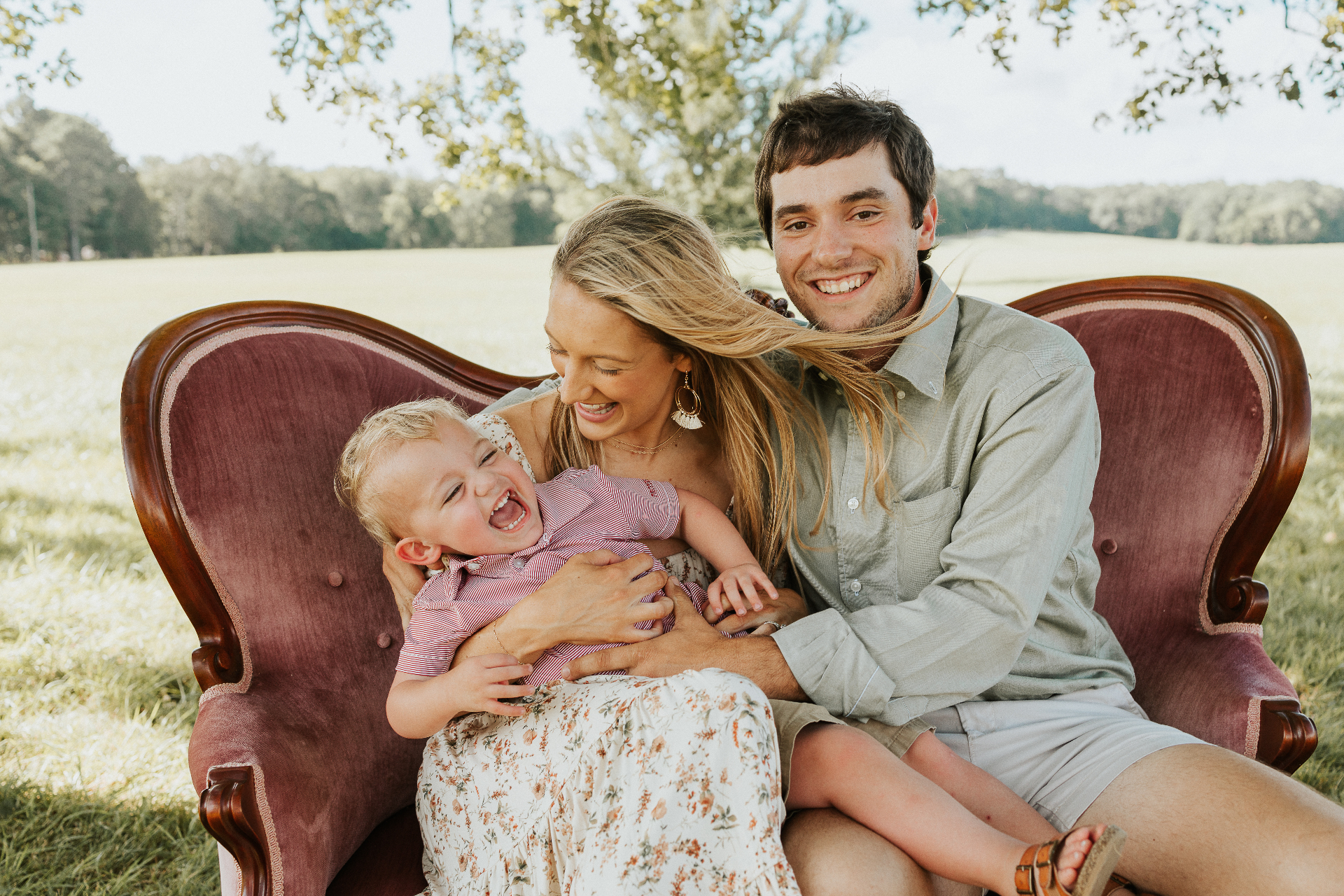 Hayden Casteel with his family - the heart behind Riverbend Gutter Company